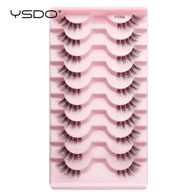 Lashes 3/7/10 3D Faux Mink Lashes Dramatic Fluffy Soft Extension Makeup Tool