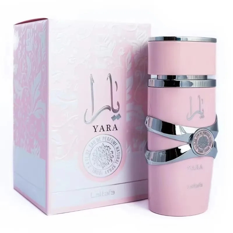 100ml Lattafa Yara Eau de Parfum Femme Spray, Original Arab Perfumes, Lasting Oriental Vanilla Pheromones Perfume Cologne.