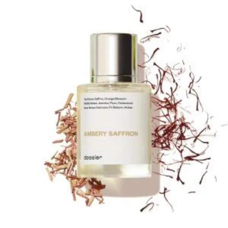 Dossier Amber Saffron Floral Marshmallow 50ml, Original Arab Perfumes Lasting Floral, Oriental Perfume Pheromone Cologne