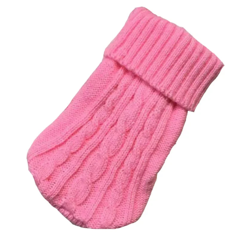 Dog Winter Clothes Knitted Pet Clothes For Small Medium Dogs, Chihuahua Puppy Pet Sweater/Yorkshire Pure Dog Sweater Ropa Perro